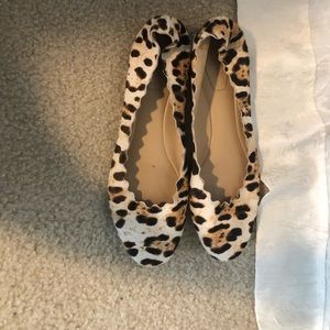 Chloe leopard print flats